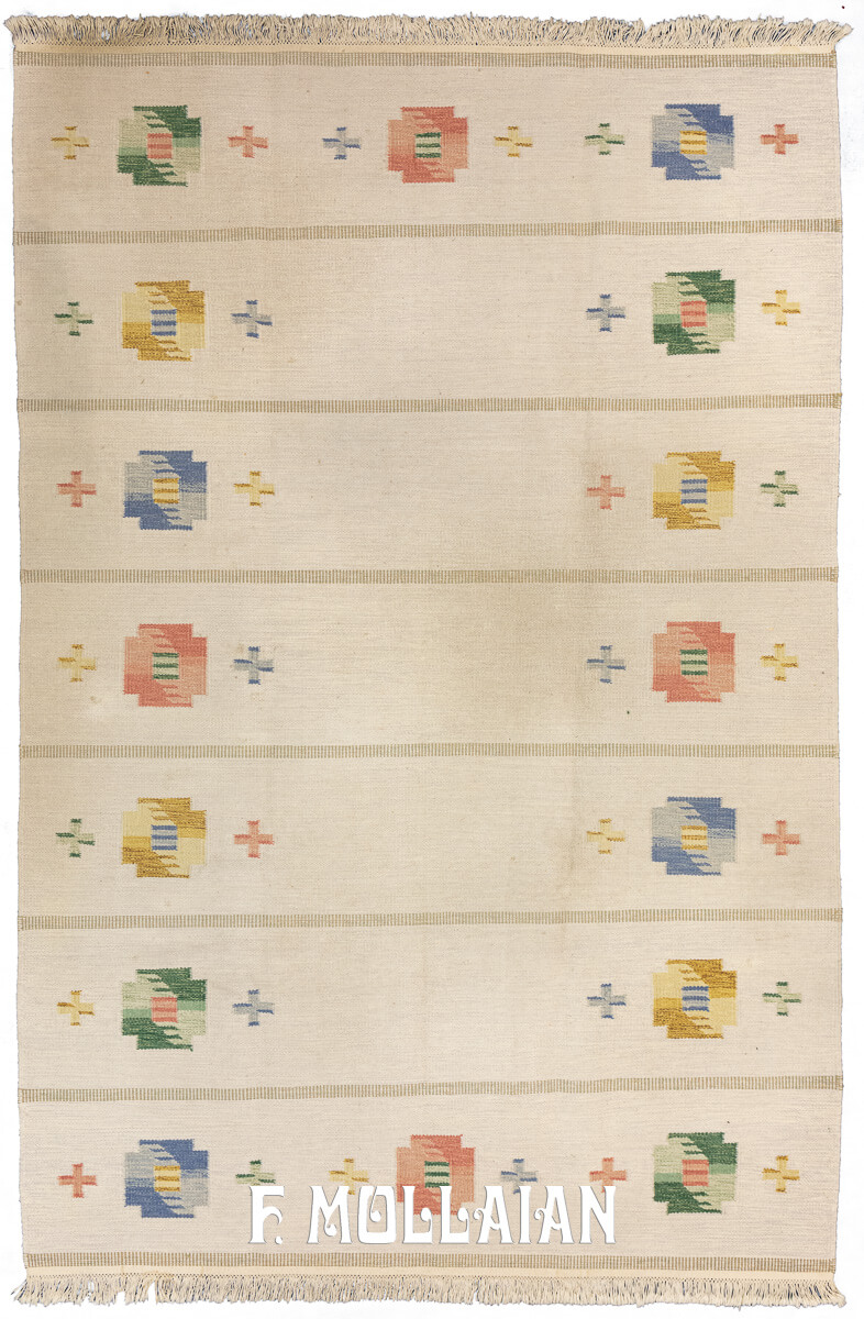 Rollakan Swedish Scandinavian Rug n°:437177